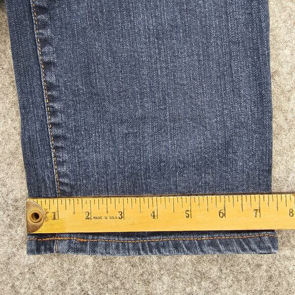 Chaps Denim Madden Straight 16W Womens Jeans Plus Size Stretch 31.5 inch Inseam - Picture 10 of 15